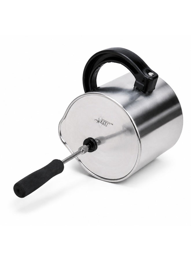 Wulf Flicker Machine Stainless Steel Hand Operated Texture Sprayer with Adjustable Pressure Control and Detachable Reducer for Wall Texture Finishing and Touch-Up Work - Image 2