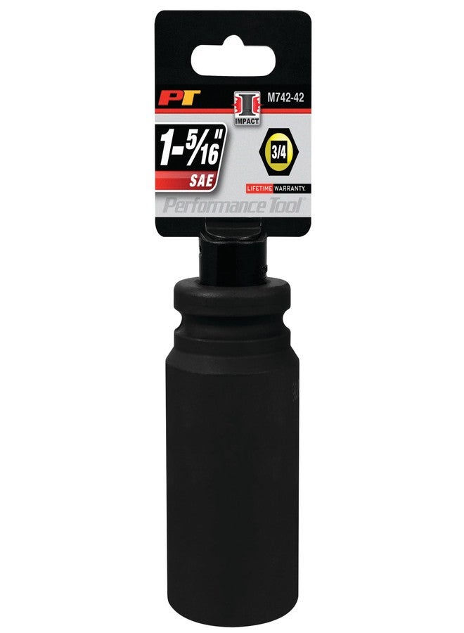 بيرفورمانس تول أداة الأداء M742-42 مقبس تأثير حائطي بعمق 1-5/16 بوصة وقطر 3/4 بوصة - Image 5