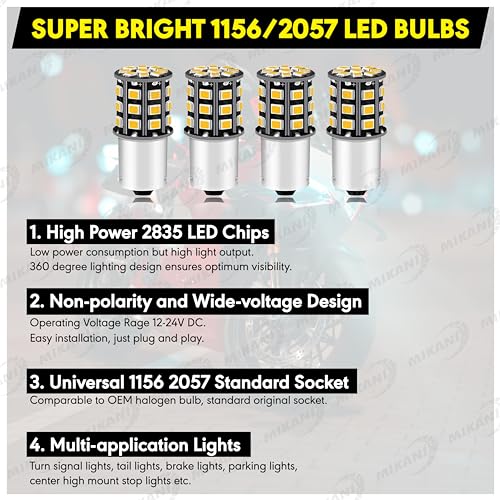 OBEROI'S TRADERS Universal for Bike Hazard Flasher/Blinker Waterproof 16 Patterns Flasher Relay with 4 LED/Bulb Indicators (Hazard Flasher with 360° Indicator Bulb) - Image 4