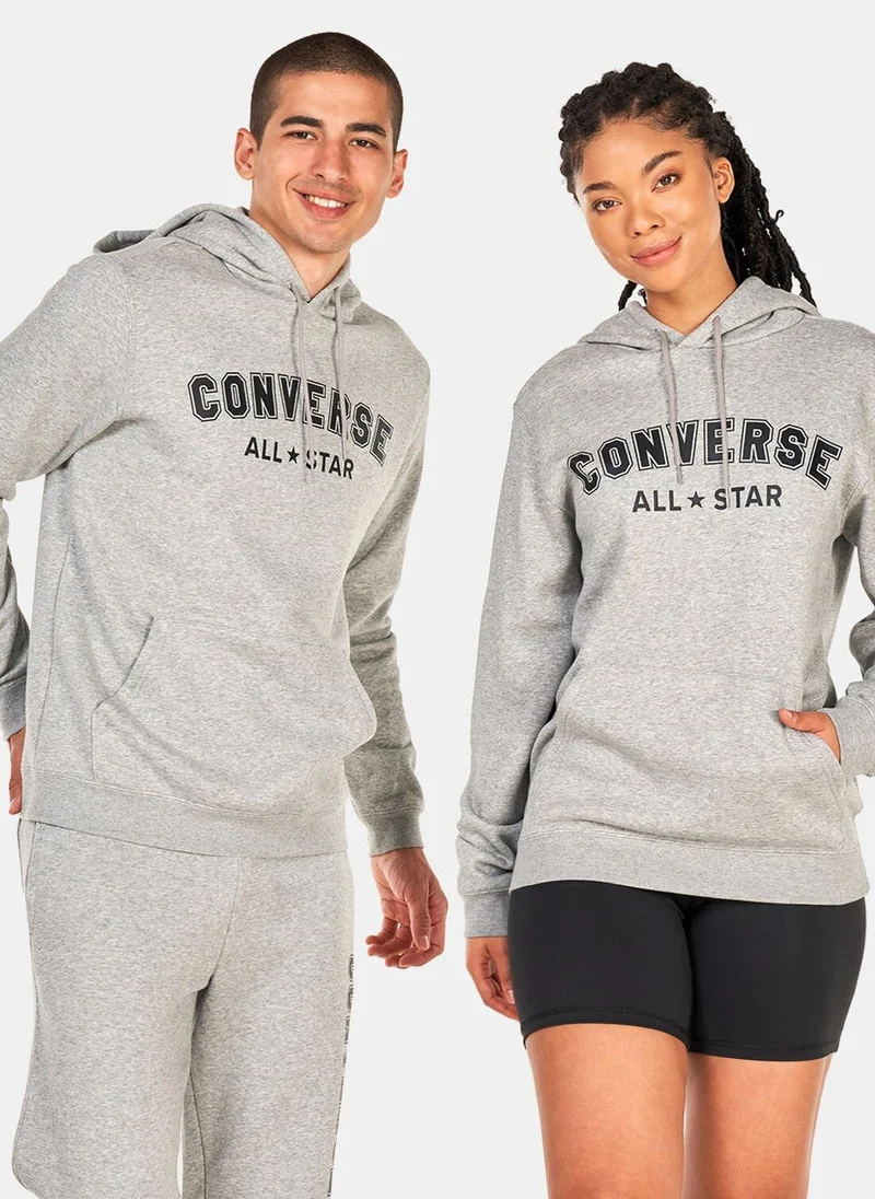 CONVERSE All Star Printed Graphic Pullover Hoodie