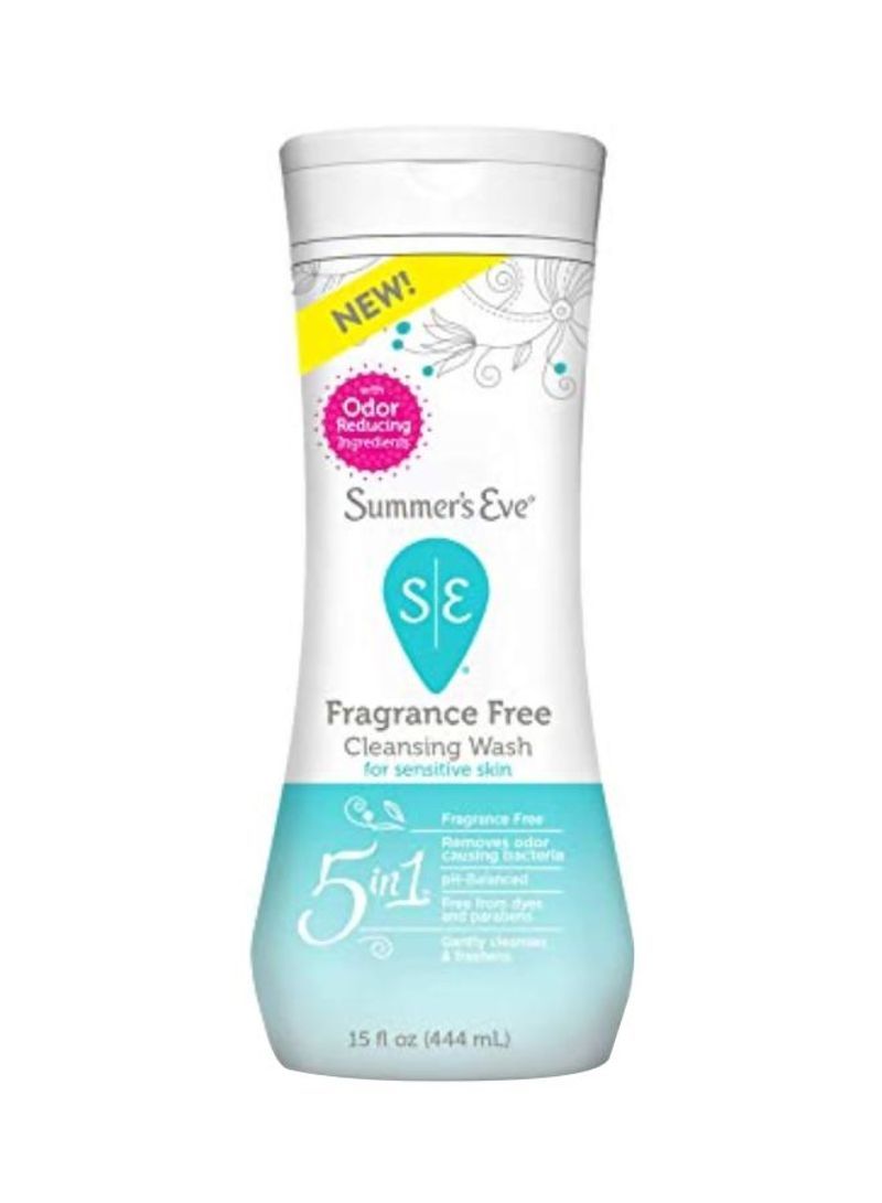 Summer's Eve Fragrance Free Cleansing Wash 15ounce
