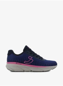SJ Women's Panelled Lace-Up Low Ankle Sneakers  - Image 2
