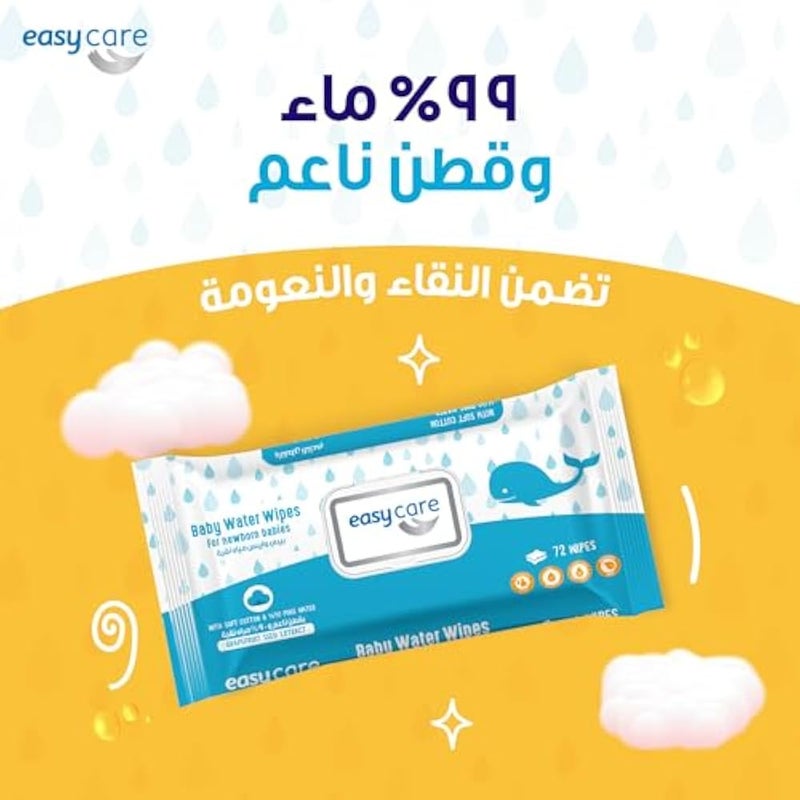 Easy Care Baby Wipes, Coconut Scent, 72 Wipes - Image 4