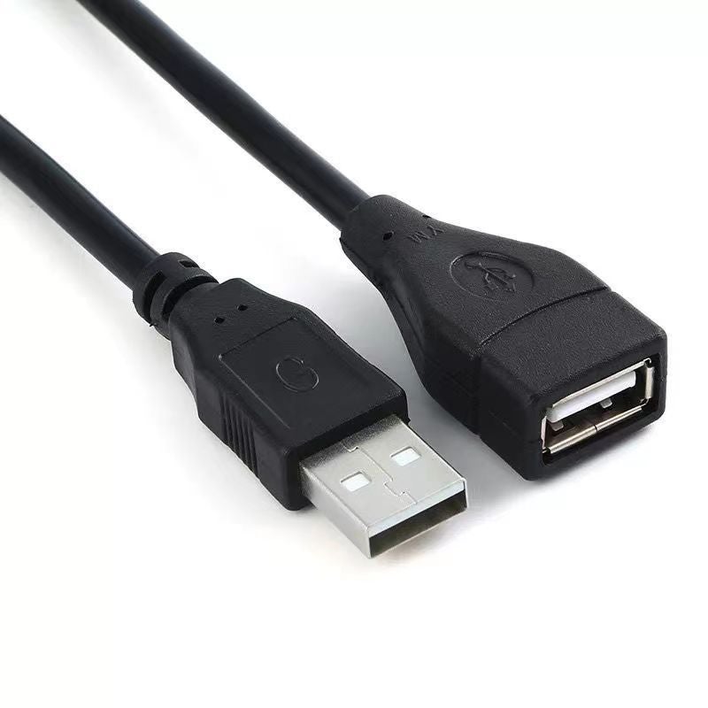 High-Speed 2.0 USB Printer Cable Black Copper Square Port 1.5m 3m 5m Magnetic Ring Color Packaging ZUS001 extension cable 