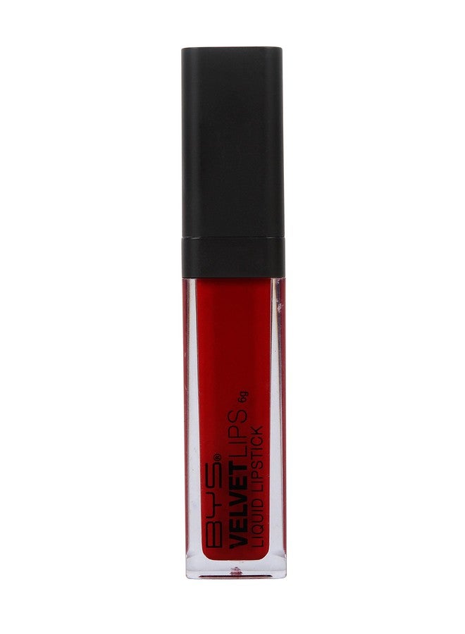 BYS Velvet Lips Liquid Lipstick Cherry Now Red - Image 1