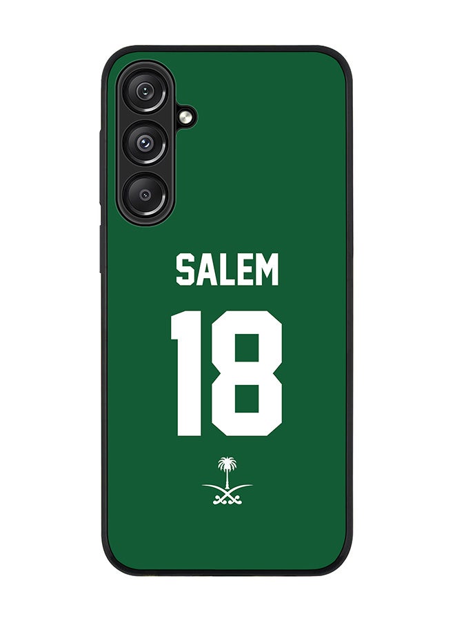 Stylizedd For Samsung Galaxy A16 / A16 5G Case,Slim fit Camera Protection, Shockproof Thin Phone cover - Football - Saudi Arabia, Salem - Image 1
