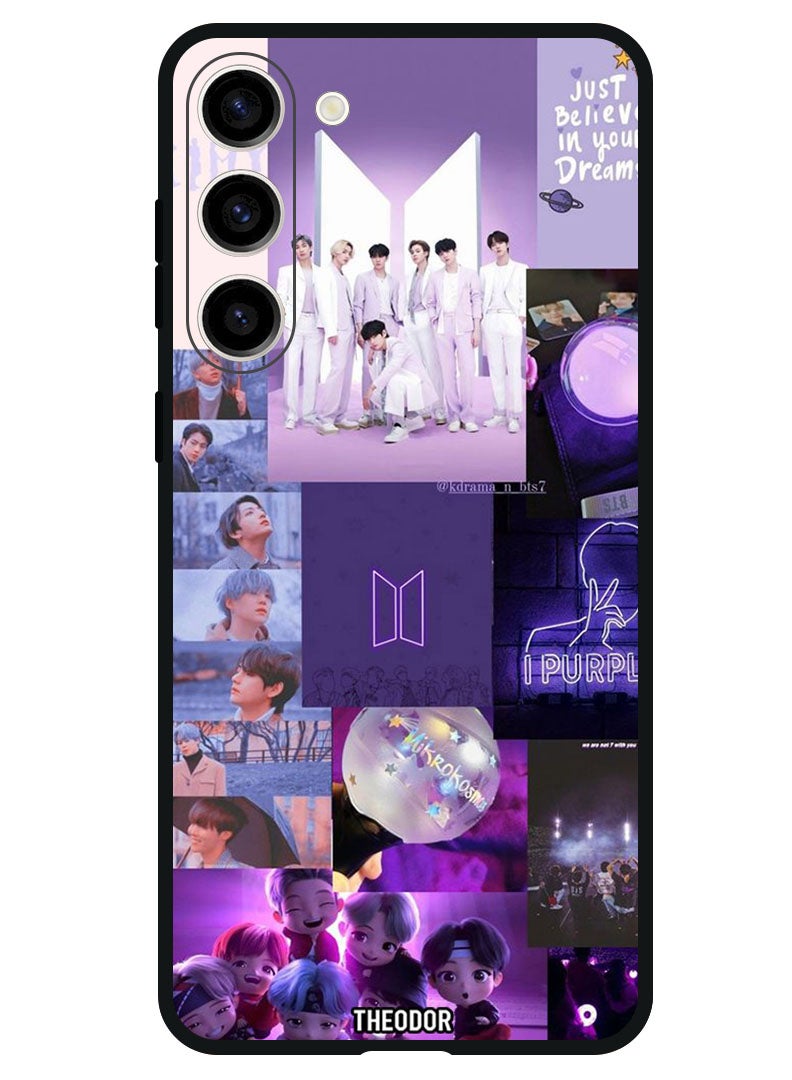 Theodor Protective Case Anti Scratch Shock Proof Bumper Cover For Samsung Galaxy S23 FE BTS collage - Image 1