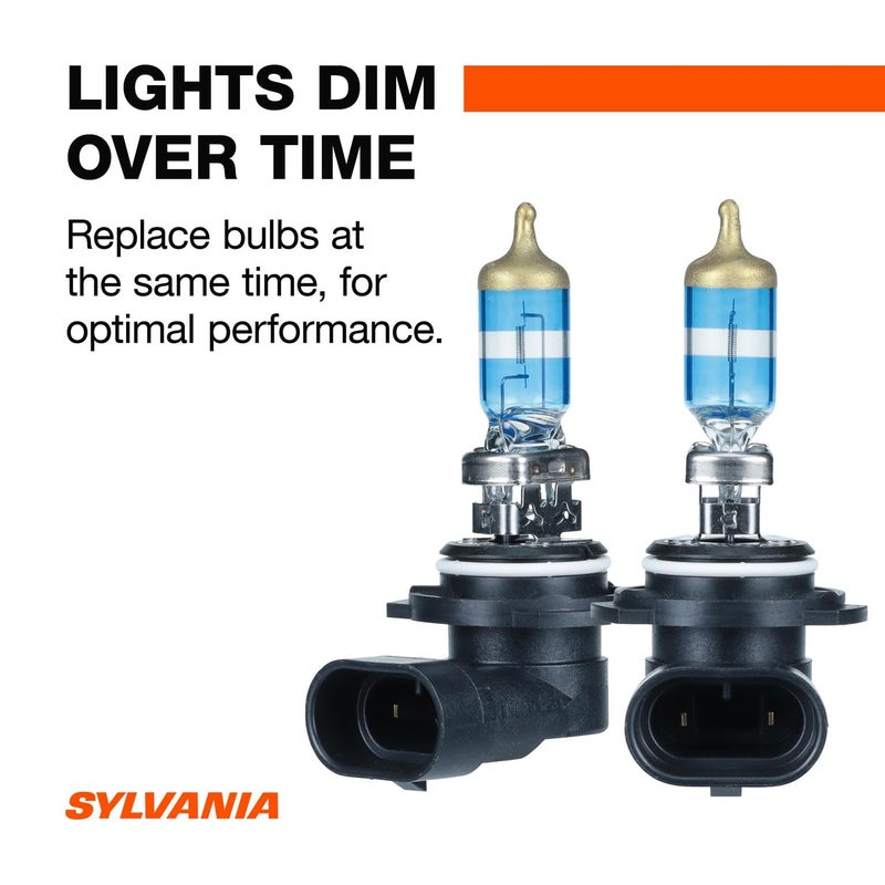SYLVANIA - 9006 SilverStar Ultra - High Performance Halogen Headlight Bulb, High Beam, Low Beam and Fog Replacement Bulb, Brightest Downroad with Whiter Light, Tri-Band Technology (Contains 2 Bulbs) - Image 2