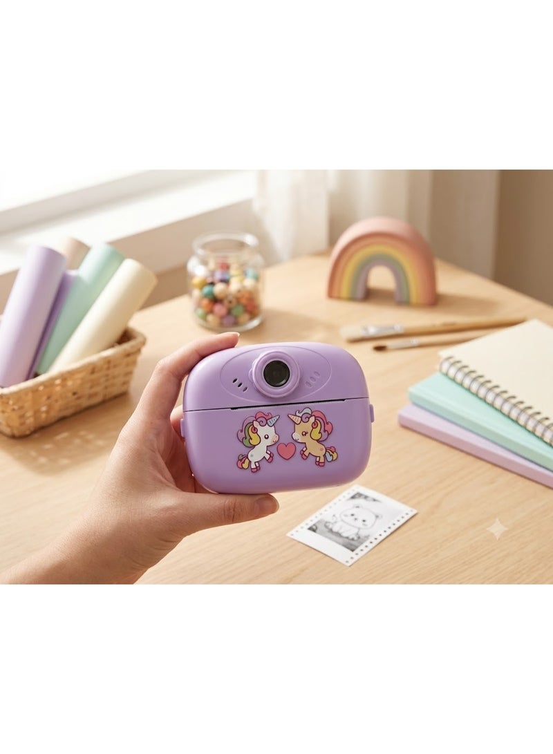 Kids Instant Print Camera | Instant Print Camera for Kids | Kids Camera with Instant Print | Kids Digital Print Camera | Kids Instant Camera | Instant Photo Camera for Kids | Kids Camera with Thermal Printer | Kids Thermal Print Camera | Inkless Kids Print Camera | Digital Camera for Kids with Printer | Kids Selfie Print Camera | Dual Lens Kids Camera | 12MP Kids Camera | 1080P HD Kids Camera | Kids Photo & Video Camera | Educational Camera for Kids | Creative Camera for Kids | Kids Drawing & Coloring Camera | Kids Camera with 3 Thermal Paper Rolls | Thermal Instant Print Camera for Kids - Image 1