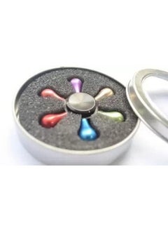 Premsons Premsons® Hand Spinner Desk Toy - High Speed Smooth Finger Spin Sensory Fidget Stress Relief Game Play for Kids & Adults - Birthday Party Gift - Combo - Orange & Multicolor  - Image 5