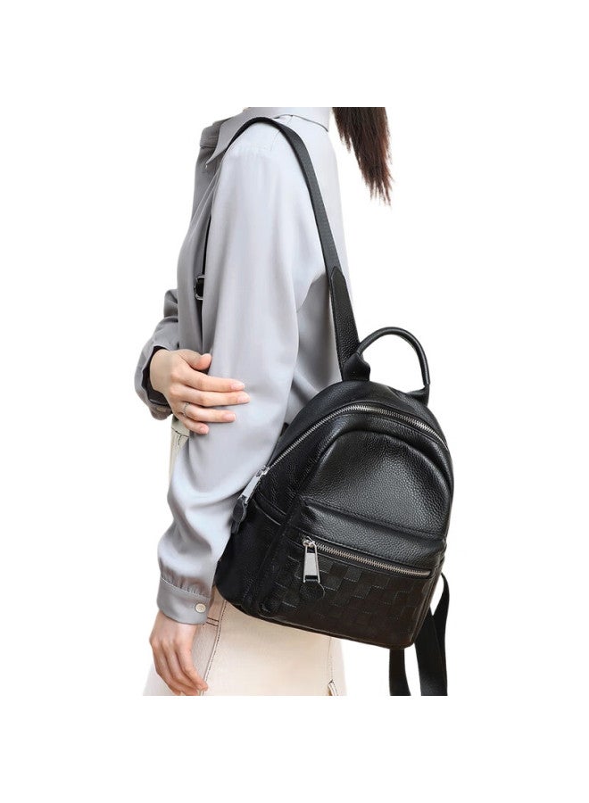 viney Leather Backpack For Women, Large Capacity, Lightweight, Travel Bag, Stylish Schoolbag, Birthday Gift For Girlfriend - Image 3