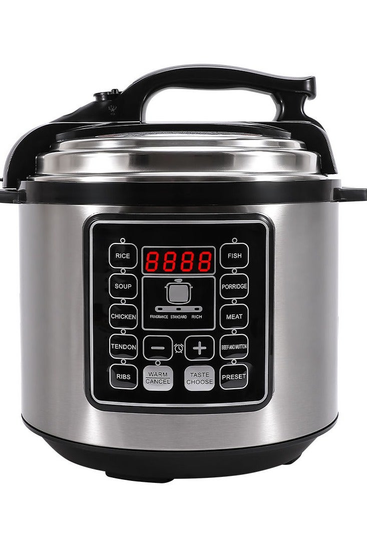 جليفار طنجرة ضغط كهربائية - طنجرة متعددة الوظائف 10 في 1 - ضغط عالي، تسخين سريع، شاشة رقمية، برامج بلمسة واحدة، طهي ذكي لوجبات العائلة، أداة مطبخ أساسية لتوفير الوقت - Image 1