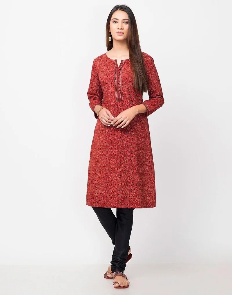 Fabindia Viscose Tussar Regular Churidar