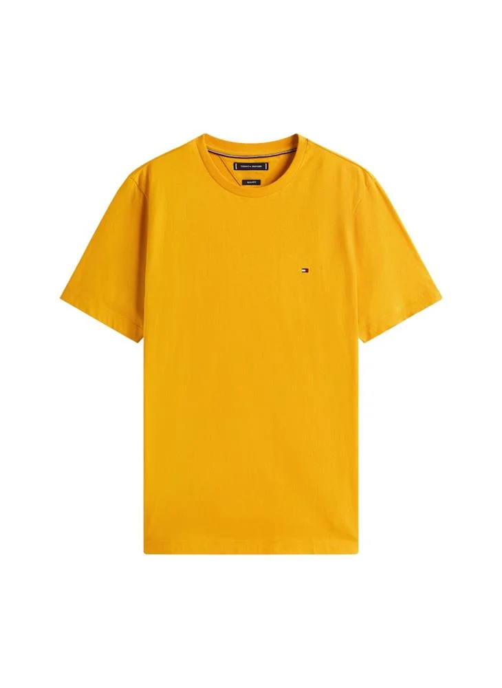 TOMMY HILFIGER Flag Embroidery Crew Neck T-Shirt