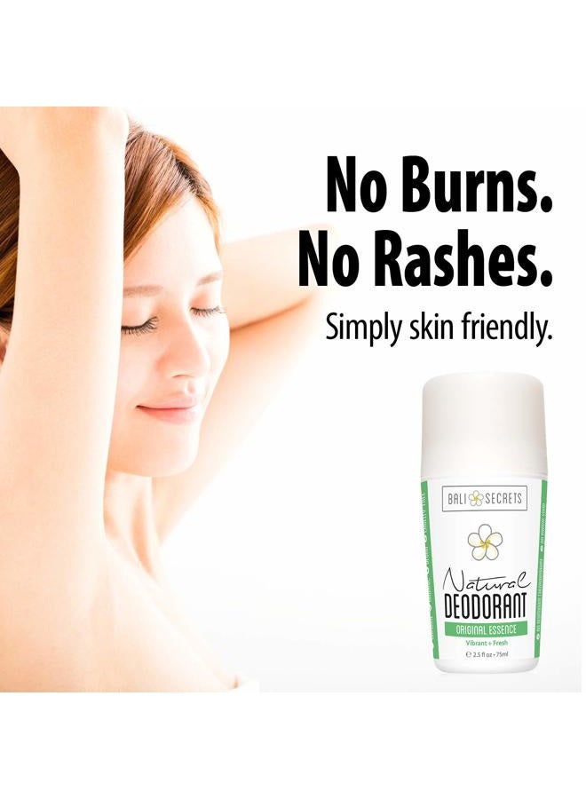 BALI SECRETS All Natural Deodorant. Pure & Simple Ingredients. Organic & Vegan. All Day Protection [Scent: Original Essence] - Image 3