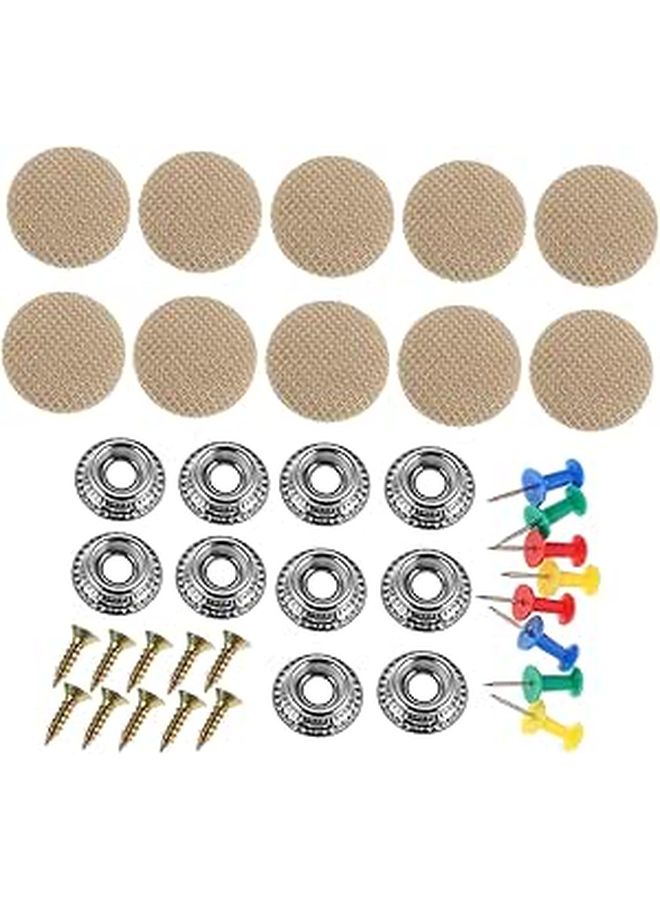 10Pcs Auto Headliner Repair Kit With Rivets For Car Interior Ceiling Sagging Quick Installation - Image 1