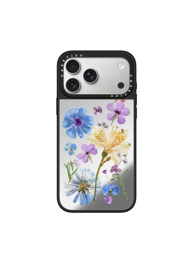 Casetify MIRROR Case w/ Magsafe for Apple iPhone 17 Pro Max 6.9" 2025 | 4.9-Ft Drop Protection, Fashion Cover, Instagrammable, Slim Lightweight, Eco-Friendly, Wireless Charging - Floral/Black - Image 1
