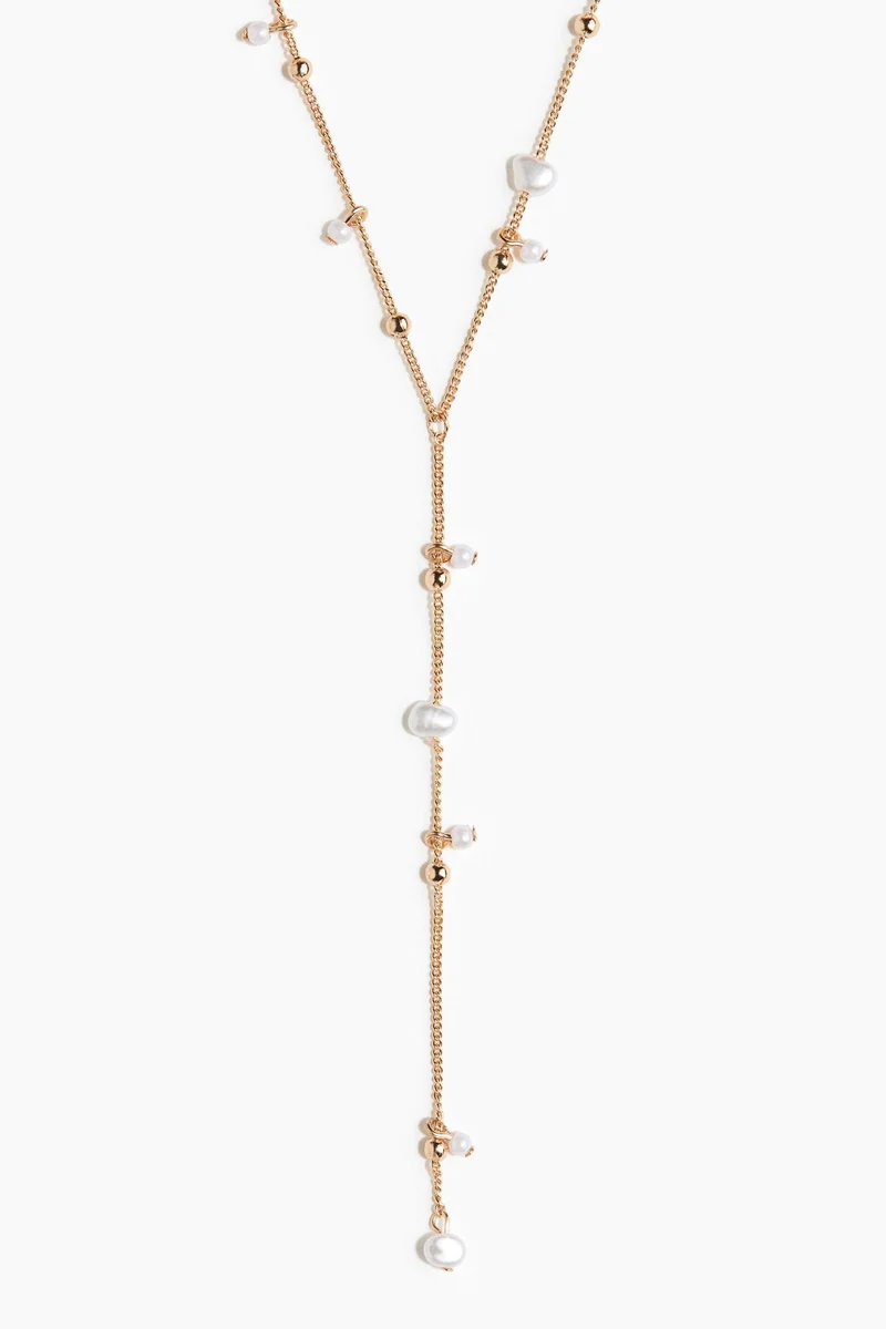 H&M Y-shaped necklace