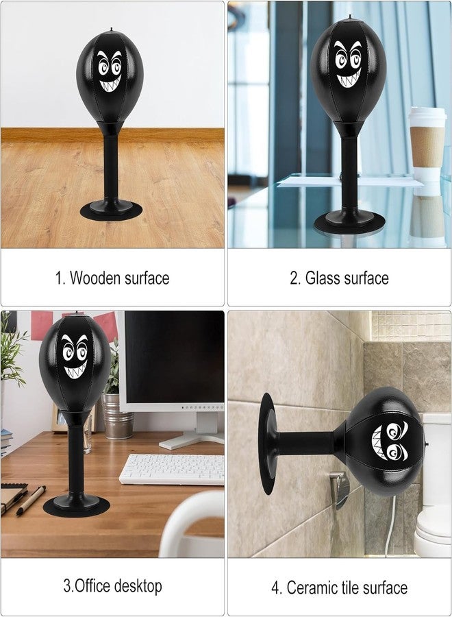 Zerolex Desktop Punching Ball Standing Desktop Punching Ball Stress Buster Relief Boxing Punch Ball Reflex Strain and Tension for Women Men Youngest - Image 5