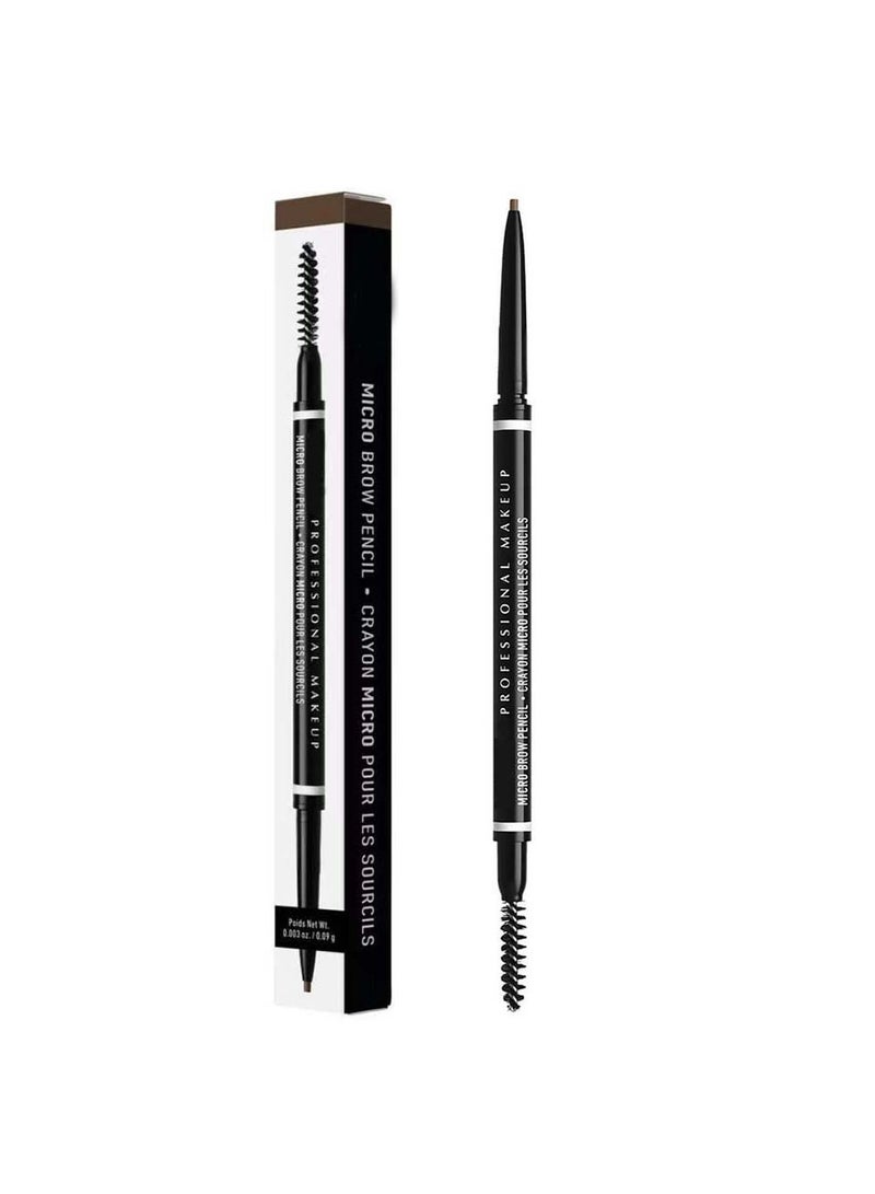 Huitich Micro Eyebrow Pencil Double-Ended Ultra-Fine Black Pencil - Image 1