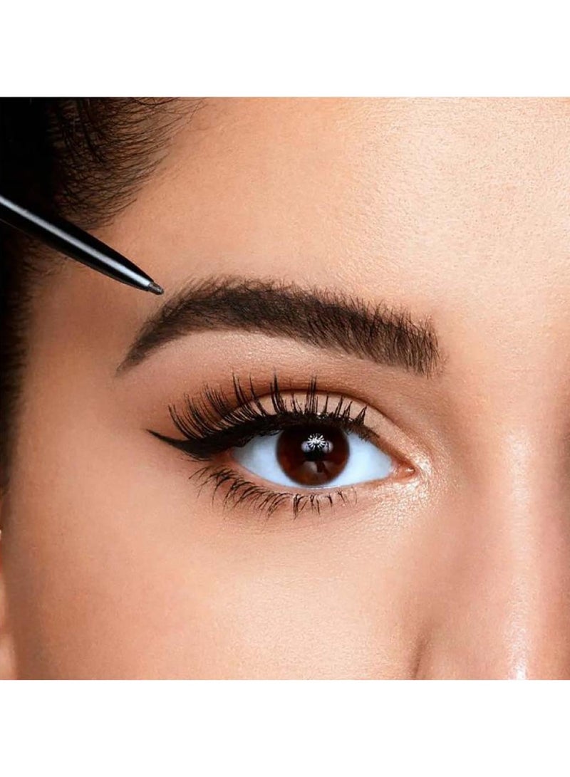 Huitich Micro Eyebrow Pencil Double-Ended Ultra-Fine Black Pencil - Image 4