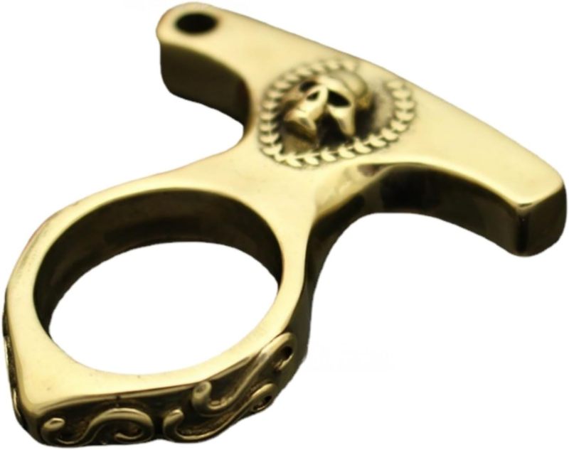 Vintage Brass Keychain: Zinc Alloy & Hardened Steel, 85% Larger Storage - 4-Digit High-Security Dial, Weather-Ready Design for Edc, Outdoor Enthusiasts & Diyers - Image 1