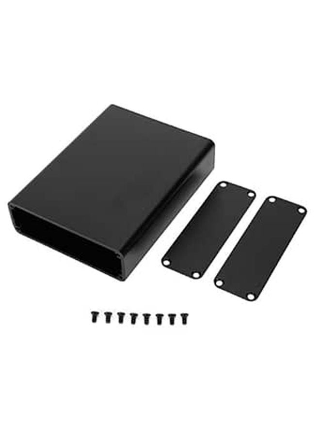Aluminum Alloy Enclosure Case Sandblasted Oxidized Compact Sealed with Screws - Image 1