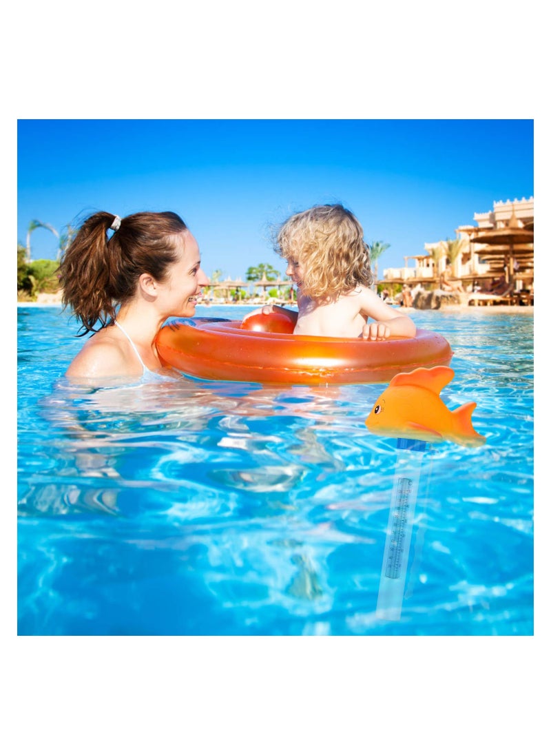 Generic - Large Floating Pool Thermometer - Easy to Read Water Temperature, Shatter Resistant with String for Indoor & Outdoor Pools and Spas (C) - Image 1
