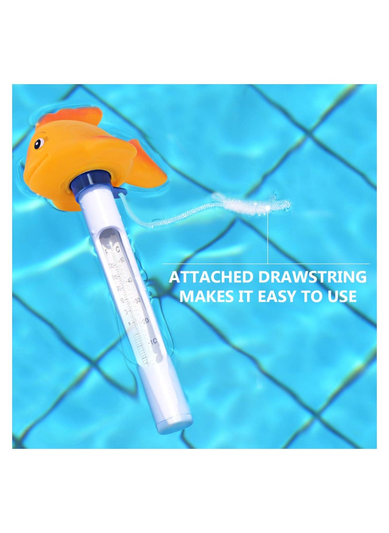 Generic - Large Floating Pool Thermometer - Easy to Read Water Temperature, Shatter Resistant with String for Indoor & Outdoor Pools and Spas (C) - Image 1