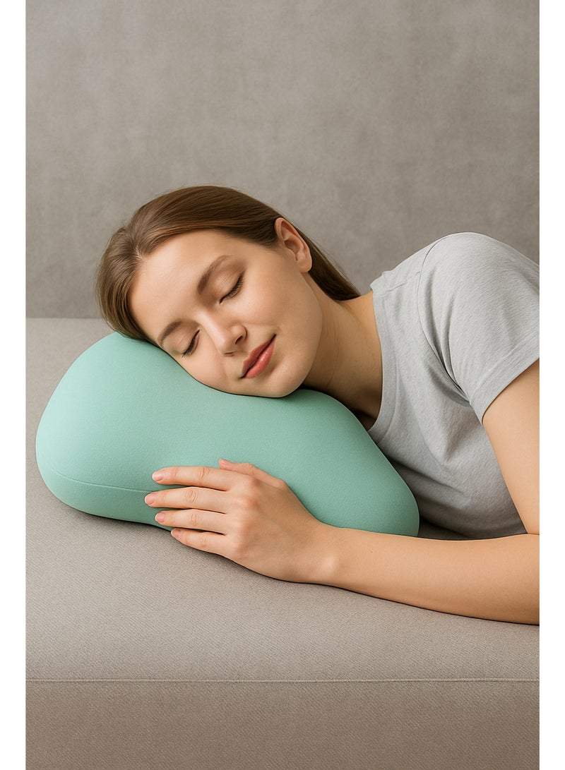 وسادة رقبة مريحة لالام الرقبة والكتف، للنوم على الجانب والظهر، تدعم راحة الرقبة والكتف، تقلل من الشخير،لتجربه نوم مثاليه - متعدده الالوان - Image 2