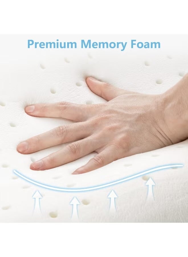 وسادة رقبة مريحة لالام الرقبة والكتف، للنوم على الجانب والظهر، تدعم راحة الرقبة والكتف، تقلل من الشخير،لتجربه نوم مثاليه - متعدده الالوان - Image 5