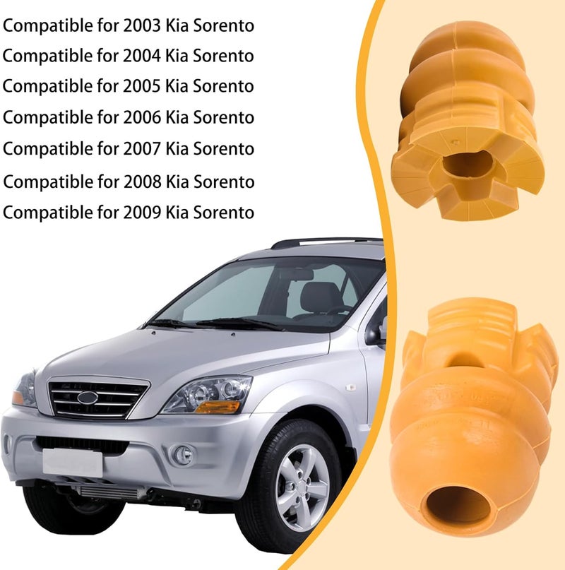PAZPERF Rear Left & Right Frame Leaf Spring Jounce Bumper Stop for Kia Sorento 2005-2009 - 2PCS - Image 2