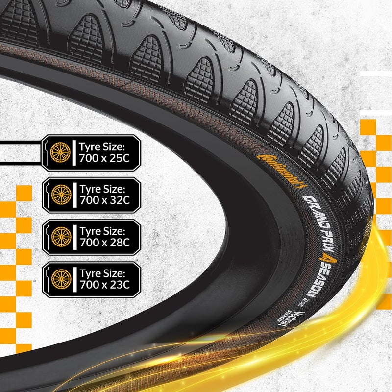Continental Grand Prix 4-Season Folding Bike Tire - 700 x 28C - Image 5