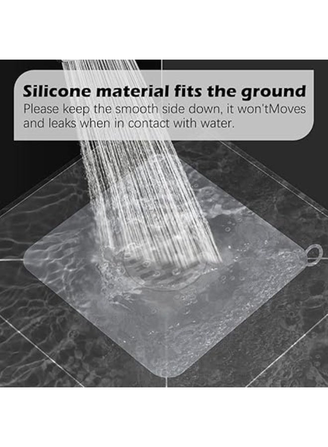 سدادة تصريف ارضية سميكة من السيليكون مضادة للروائح الكريهة ومضادة للحشرات، سدادة حوض سيليكون مضادة للروائح الكريهة للمطبخ والحمام وغرفة الغسيل من قطعتين - Image 5