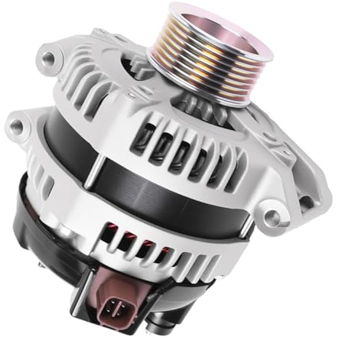 YOMALL Alternator 13980 for 2007-2011 CR-V 2.4L, for 2006-2011 Civic 2.0L, for 2003-2007 Accord 2.4L, 2003-2011 Element 2.4L, for 2004-2008 TSX 2.4L, for 2004-2008 TSX 2.4L, for 2006-2008 CSX 2.0L - Image 1