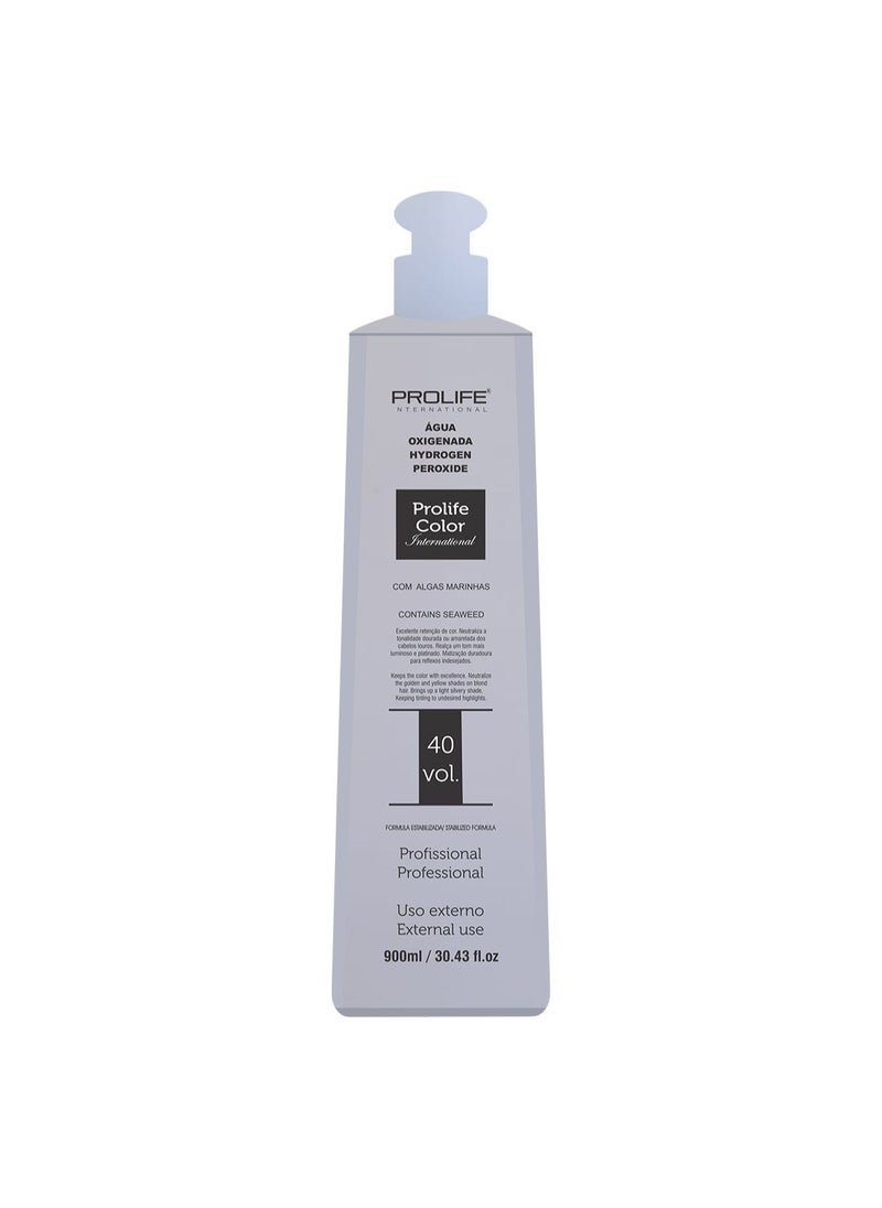 PROLIFE INTERNATIONAL - Peroxide Hydrogen Vol 40 Contains Seaweed Neutralizing Lotion 900ml Made In Brazil - Image 1