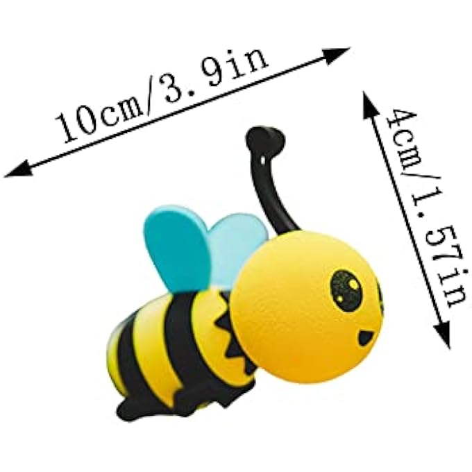rayihni 2 Pcs Car Antenna Toppers Lovely Honey Bee Car Ariel Toppers EVA Antenna Ball Automobile Roof Decorative Antenna Hat for Car, Truck, Suv Decoration - Image 3