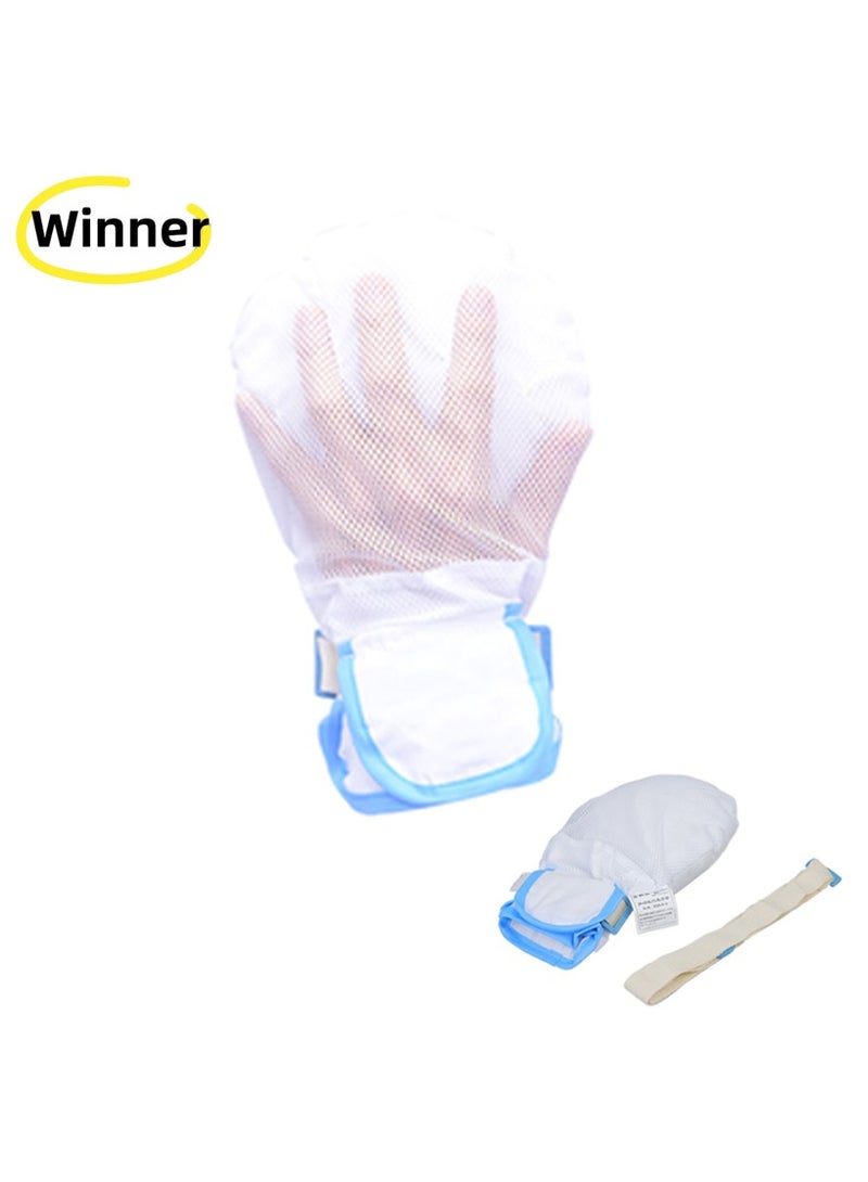 Winner 1PCS Medical Security Mitts Breathable Hand Restraints Safety Mitts Glove for Elderly & Medical Procedures with Extra Padding Afor Comfort & Protection - Image 1