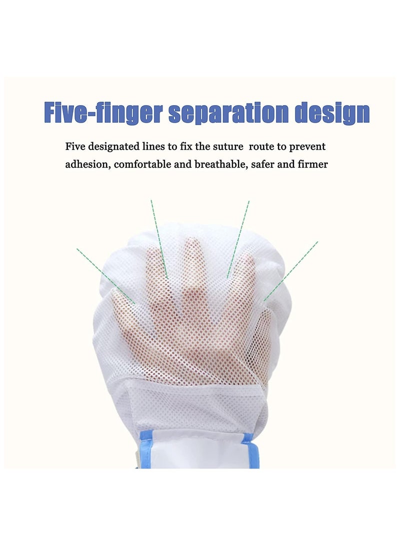 Winner 1PCS Medical Security Mitts Breathable Hand Restraints Safety Mitts Glove for Elderly & Medical Procedures with Extra Padding Afor Comfort & Protection - Image 5