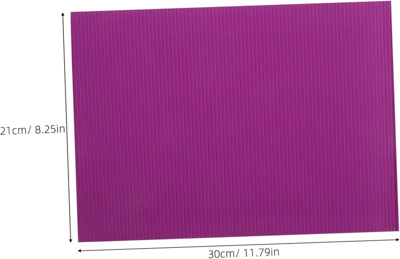 40 Sheets Colored Corrugated Paper for Crafts Thick Cardstock Sheets DIY Art Projects School Supplies Scrapbooking and Handcrafts - Image 2