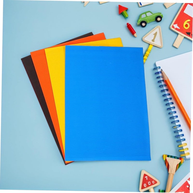 40 Sheets Colored Corrugated Paper for Crafts Thick Cardstock Sheets DIY Art Projects School Supplies Scrapbooking and Handcrafts - Image 5
