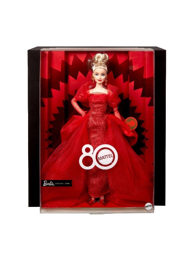 Barbie Signature Mattel 80Th Anniversary Blonde Doll - Image 1