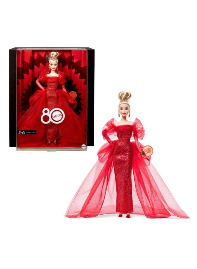Barbie Signature Mattel 80Th Anniversary Blonde Doll - Image 2