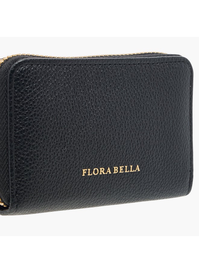 Flora Bella By Shoexpress Women's Textured Wallet with Zip Closure  - Image 3