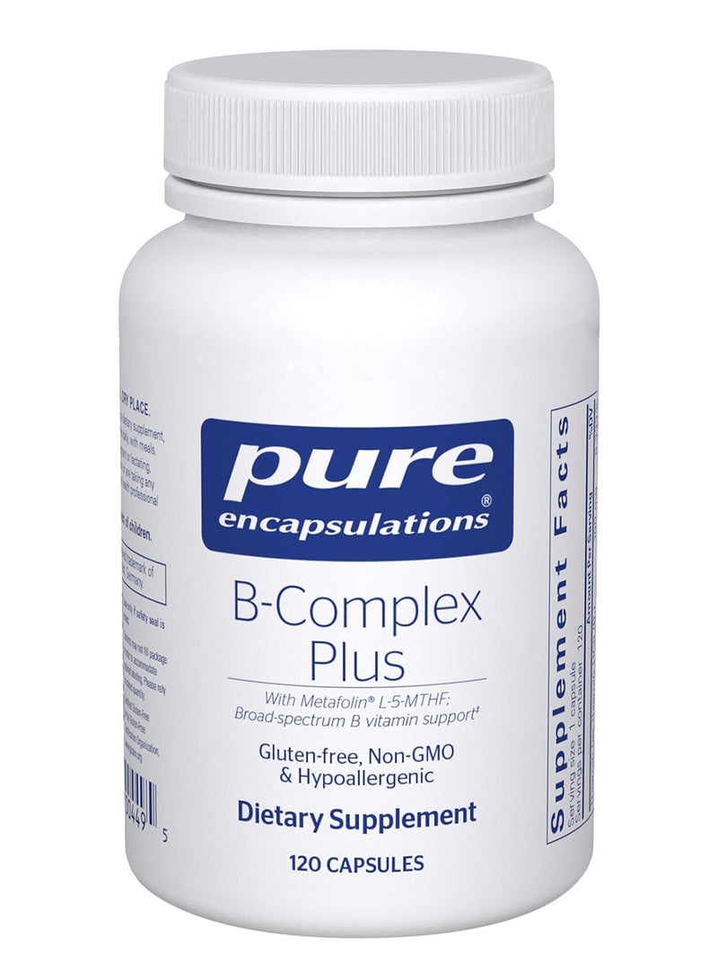 مكمل فيتامين ب المركب بالإضافة إلى 120 كبسولة - Image 1