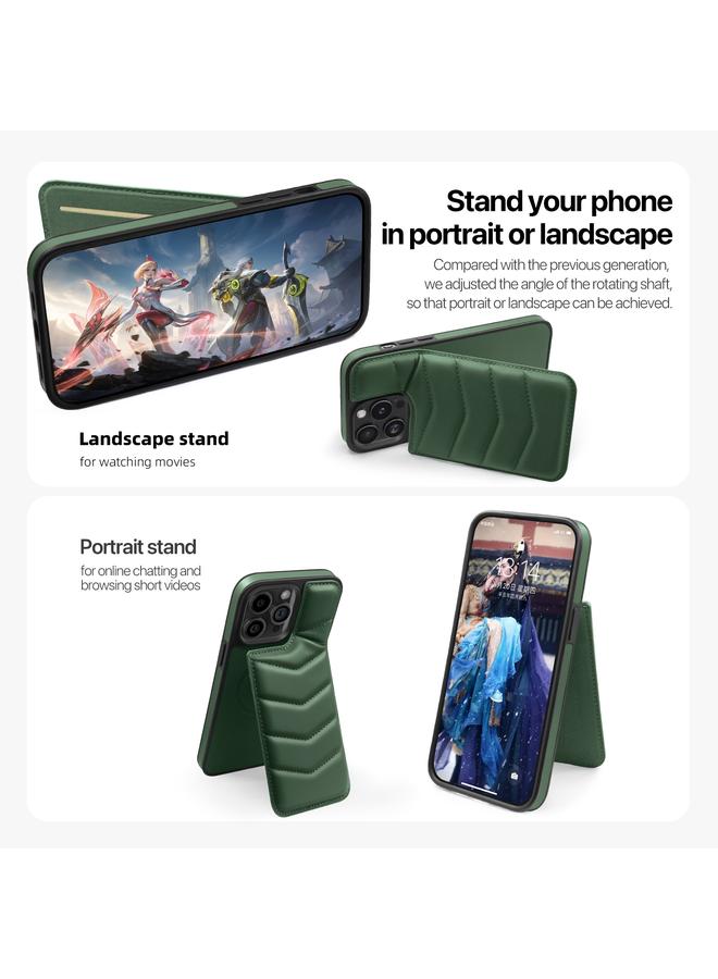 زبون حافظة لهاتف iPhone 12 Pro مزودة بغطاء للرأس وحقيبة بطاقات وحافظة هاتف MagSafe - Image 5