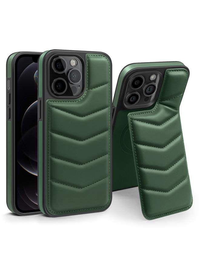 زبون حافظة لهاتف iPhone 12 Pro مزودة بغطاء للرأس وحقيبة بطاقات وحافظة هاتف MagSafe - Image 1