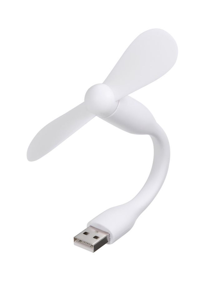 NIBEMINENT Mini USB Fan White  - Image 1