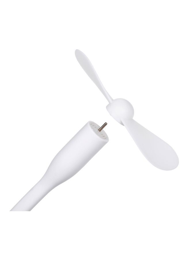 NIBEMINENT Mini USB Fan White  - Image 2