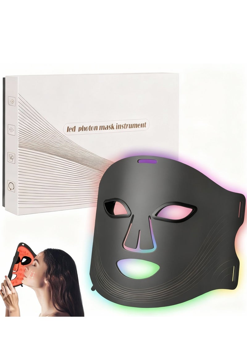 Red Light Mask 7 Colors LED Facial Mask Anti Aging whitening Advanced Home Beauty Devices - Image 1